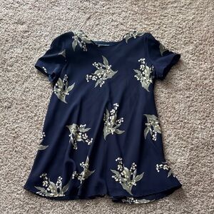 Jessica Howard Floral Navy Women's Mini Dress